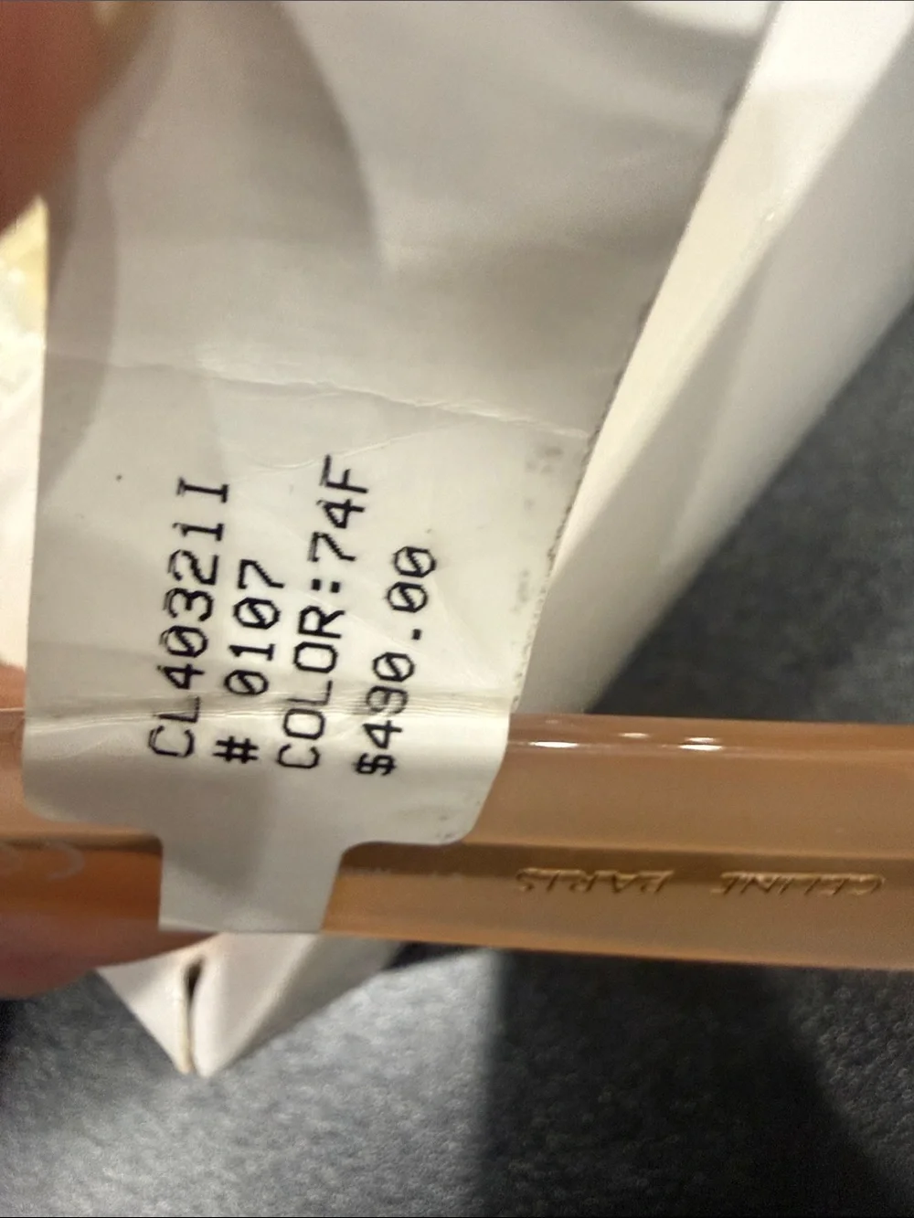 Celine Square Frame Sunglasses in Blush Pink with Gradient Lenses